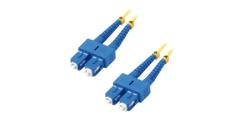 MCL 2m SC/SC OS2 câble InfiniBand et à fibres optiques Jaune