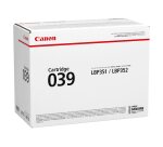Canon 039 Cartouche de toner 1 pièce(s) Original Noir