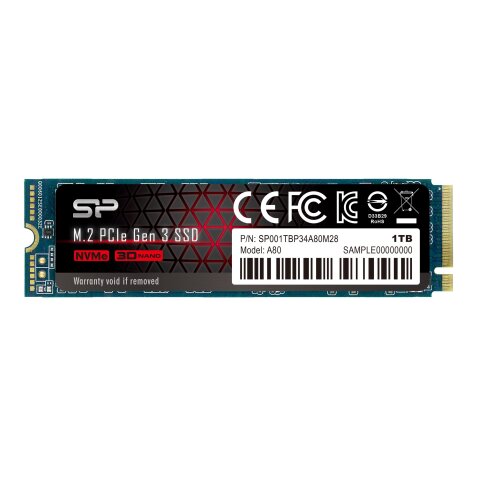 Silicon Power P34A80 1,02 To M.2 PCI Express 3.0 NVMe SLC