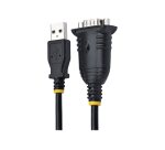 StarTech.com Adaptateur USB vers Série de 1m - Convertisseur DB9 Mâle vers USB - Adaptateur USB RS232, Prolific IC - Convertisseur RS232 vers USB pour PLC/Imprimante/Scanner/Switch - Windows/Mac