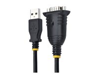 StarTech.com Adaptateur USB vers Série de 1m - Convertisseur DB9 Mâle vers USB - Adaptateur USB RS232, Prolific IC - Convertisseur RS232 vers USB pour PLC/Imprimante/Scanner/Switch - Windows/Mac