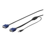 StarTech.com Câble switch KVM USB VGA de 4,6 m pour consoles