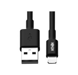 Tripp Lite M100-10N-BK câble Lightning 0,25 m Noir