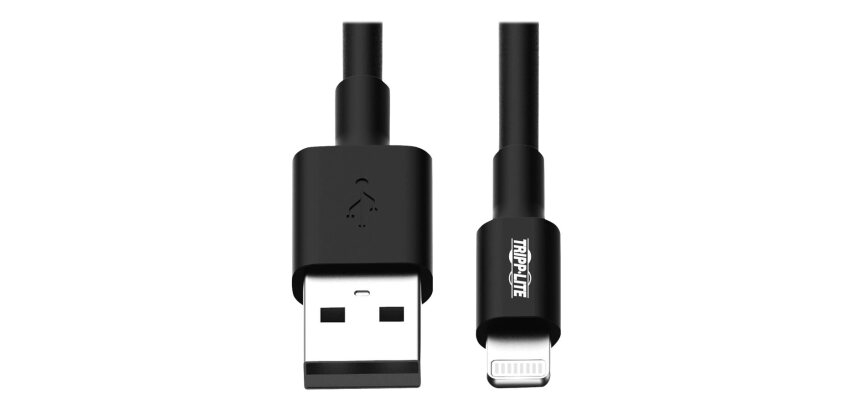 Tripp Lite M100-10N-BK câble Lightning 0,25 m Noir