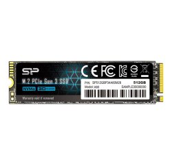 Silicon Power P34A60 512 Go M.2 PCI Express NVMe SLC