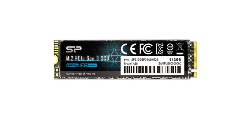 Silicon Power P34A60 512 Go M.2 PCI Express NVMe SLC