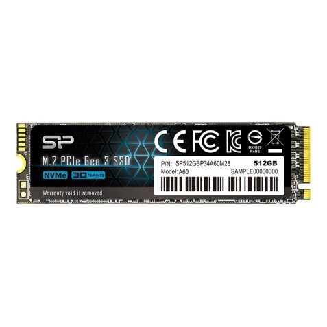 Silicon Power P34A60 512 Go M.2 PCI Express NVMe SLC