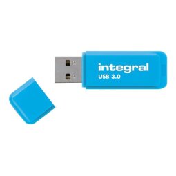 Integral 16GB USB3.0 DRIVE NEON BLUE UP TO R-80 W-10 MBS lecteur USB flash 16 Go USB Type-A 3.2 Gen 1 (3.1 Gen 1) Bleu