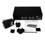 StarTech.com Commutateur KVM DisplayPort USB 4 ports avec audio