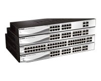 D-Link DGS-1210-28P Géré L2 Gigabit Ethernet (10/100/1000) Connexion Ethernet, supportant l'alimentation via ce port (PoE) 1U