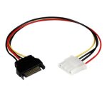 StarTech.com Câble adaptateur d'alimentation SATA vers LP4 30 cm - F/M