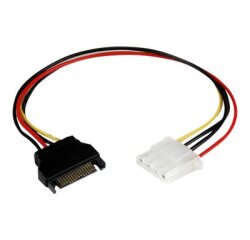 StarTech.com Adaptateur F/M pour Câble d'Alimentation SATA vers LP4 30cm - Adaptateur d'Alimentation SATA vers LP4 - Câble d'Alimentation SATA Femelle vers LP4 Mâle - 30cm