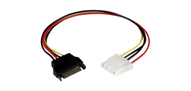 StarTech.com Adaptateur F/M pour Câble d'Alimentation SATA vers LP4 30cm - Adaptateur d'Alimentation SATA vers LP4 - Câble d'Alimentation SATA Femelle vers LP4 Mâle - 30cm
