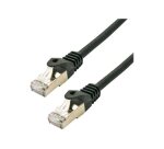 MCL FCC6ABMSHF-5M/N câble de réseau Noir Cat6a S/FTP (S-STP)