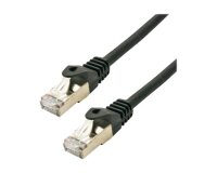 MCL FCC6ABMSHF-5M/N câble de réseau Noir Cat6a S/FTP (S-STP)