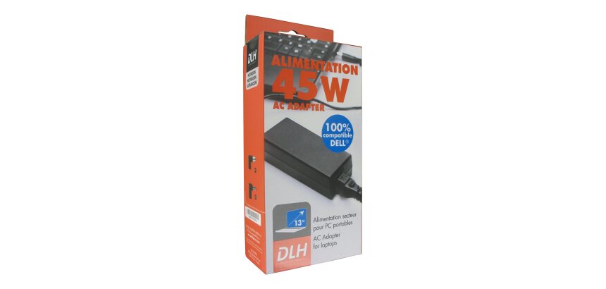 DLH Alimentation secteur 45W Dell 100% compatible (sauf USB-C)