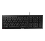 CHERRY STREAM clavier Bureau USB QWERTZ Suisse Noir