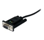 StarTech.com Câble Adaptateur USB vers RS232 Série - Câble DB9 Série DCE avec FTDI - Null Modem - USB 1.1 / 2.0 - Alimenté par Bus