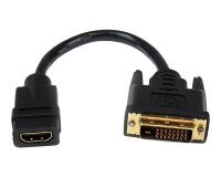 DLH DY-TU4726 câble vidéo et adaptateur 0,2 m HDMI Type A (Standard) DVI Noir