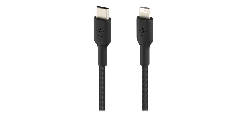 Belkin CAA004BT2MBK câble Lightning 2 m Noir