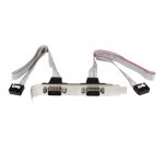 StarTech.com Support de port série DB9 16 pouces à 2 ports vers en-tête 10 broches