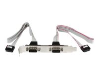 StarTech.com Support de port série DB9 16 pouces à 2 ports vers en-tête 10 broches