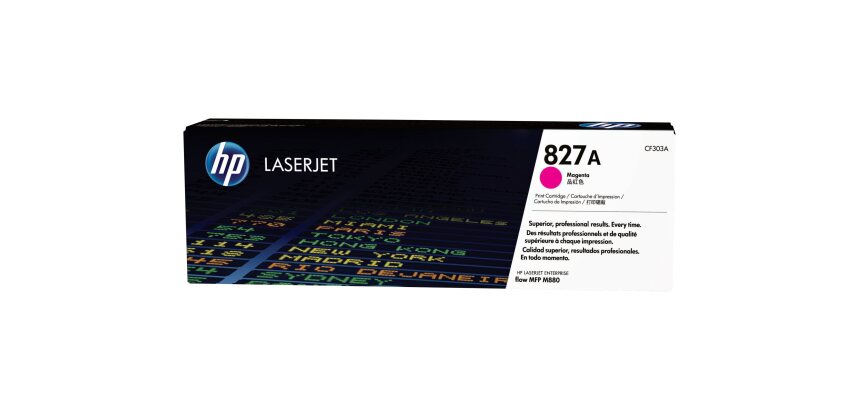 HP 827A toner LaserJet magenta authentique