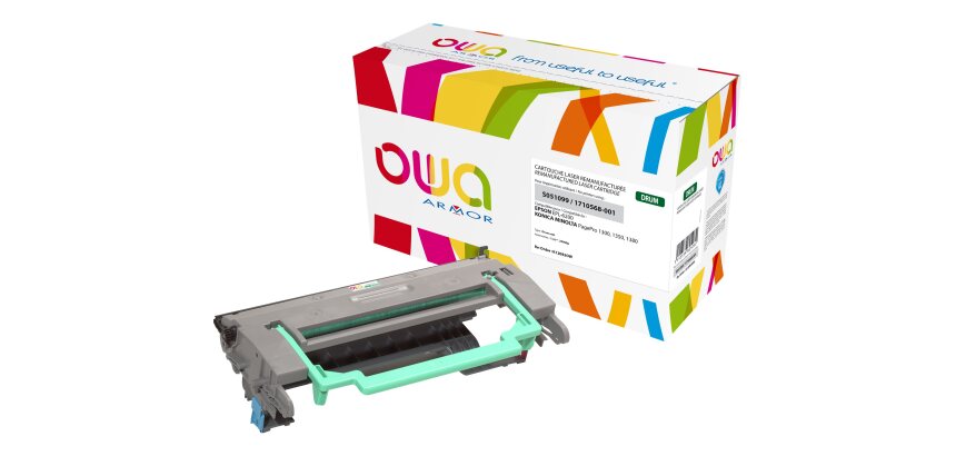 Tambour remanufacturé OWA - standard - Noir - pour EPSON C13S051099, KONICA MINOLTA 1710568001