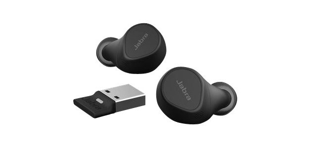 Jabra Evolve2 Buds Casque Sans fil Ecouteurs Bureau/Centre d'appels USB Type-C / USB Type-A Bluetooth Noir