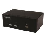 StarTech.com Switch KVM USB double VGA à 2 ports avec hub USB 2.0 à 2 ports