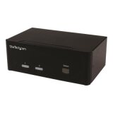 StarTech.com Switch KVM USB double VGA à 2 ports avec hub USB 2.0 à 2 ports