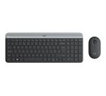 Logitech Slim MK470 clavier Souris incluse Universel RF sans fil QWERTY US International Graphite