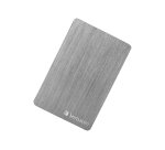 Verbatim Disque dur portable mince Store ?n? Go ALU 2 To gris
