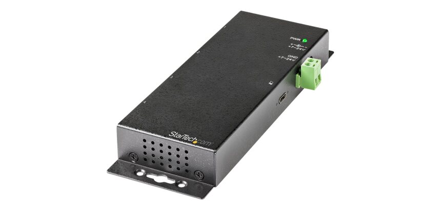 StarTech.com Hub USB C 4 Ports 10Gbps - Hub Industriel USB Type C - Métal - 2x USB-C & 2x USB-A - Protection Surtension ESD - Hôte USB-C ou USB-A - Hub USB 3.2 Gen 2 Auto-Alimenté Montable