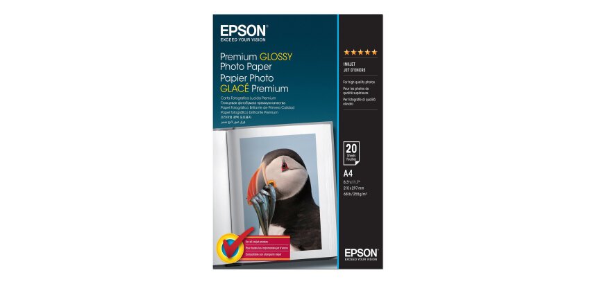 Epson Premium Glossy Photo Paper - A4 - 20 Feuilles