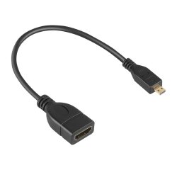 DLH Adaptateur micro HDMI (M) vers HDMI (F)