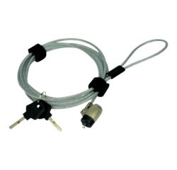 MCL 8LE-71012UNIV câble antivol Noir, Métallique 1,8 m