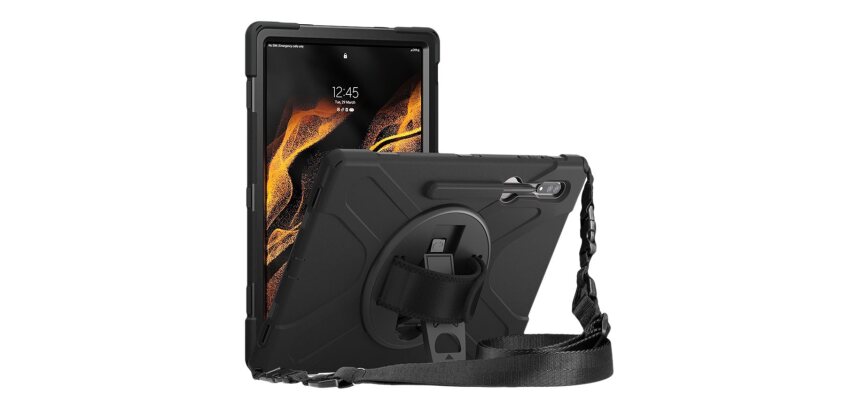 DLH DY-RC4587 étui pour tablette 37,1 cm (14.6") Housse Noir