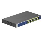 NETGEAR GS524PP Non-géré Gigabit Ethernet (10/100/1000) Connexion Ethernet, supportant l'alimentation via ce port (PoE) Gris