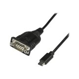 StarTech.com Câble adaptateur USB-C vers série DB9 RS232 avec rétention COM