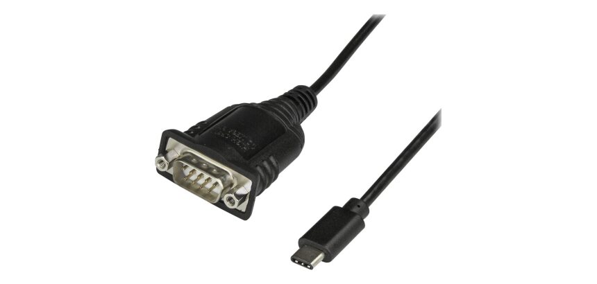 StarTech.com Câble adaptateur USB-C vers série DB9 RS232 avec rétention COM