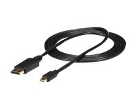 StarTech.com Câble Mini DisplayPort vers DisplayPort 1.2 de 2m - Câble adaptateur Mini DisplayPort vers DisplayPort 4K x 2K UHD - Câble Mini DP vers DP pour Moniteur - Câble de Conversion mDP vers DP