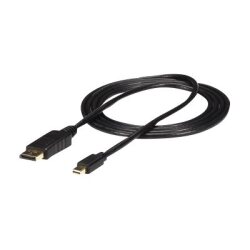 StarTech.com Câble Mini DisplayPort vers DisplayPort 1.2 de 2m - Câble adaptateur Mini DisplayPort vers DisplayPort 4K x 2K UHD - Câble Mini DP vers DP pour Moniteur - Câble de Conversion mDP vers DP