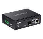 Trendnet TI-F11SFP convertisseur de support réseau 1000 Mbit/s Noir