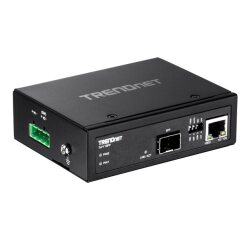 Trendnet TI-F11SFP convertisseur de support réseau 1000 Mbit/s Noir