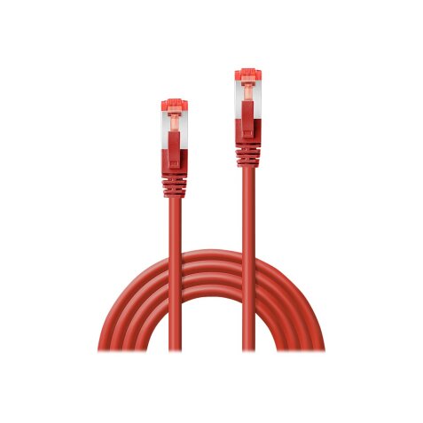 Lindy Cat.6 S/FTP câble de réseau Rouge 0,5 m Cat6 S/FTP (S-STP)