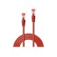 Lindy Cat.6 S/FTP câble de réseau Rouge 0,5 m Cat6 S/FTP (S-STP)