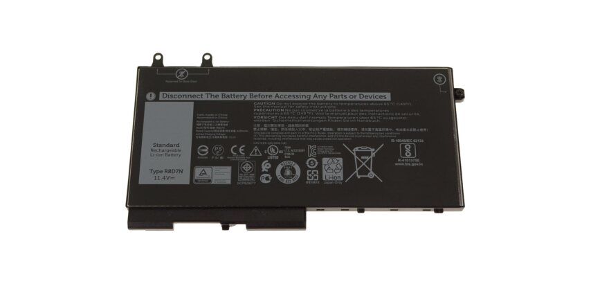 DLH Batterie Li-Pol 11.4V 3500mAh 40Wh - R8D7N / 0R8D7N / W8GMW / 49HG8 / TNT6H