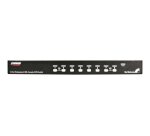 StarTech.com Commutateur KVM PS/2 USB 8 ports 1U empilables sur rack avec OSD