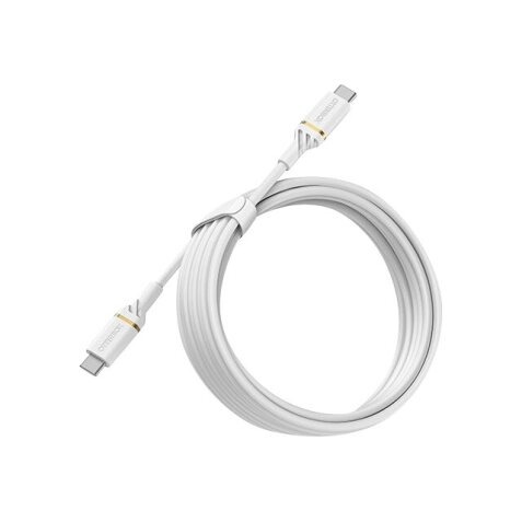 OtterBox Cable USB C-C 3M USB-PD, Cloud Sky White